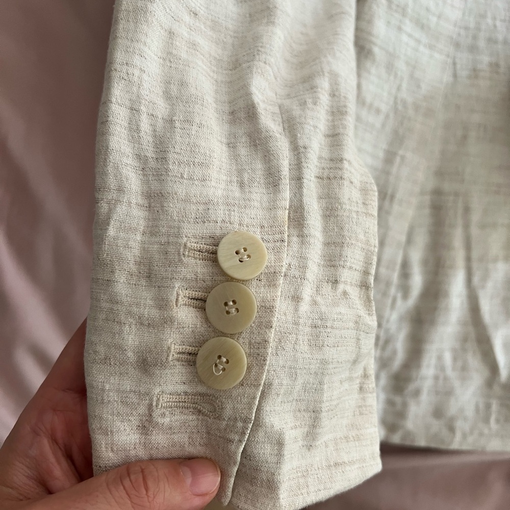 Cream Blazer by Express - Picture 3 of 5